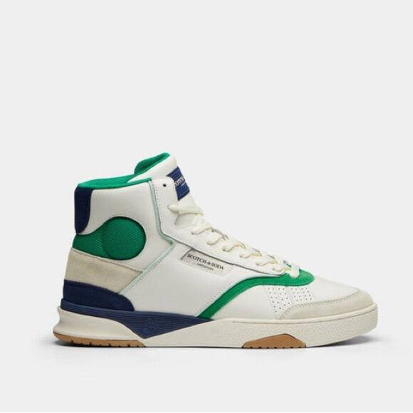 Scotch & Soda Other - Scotch & Soda Court Cup Hi-Top Sneakers, White, New, Size EU 42 US 9